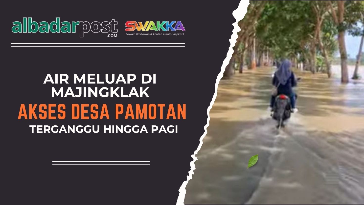 air meluap Majingklak