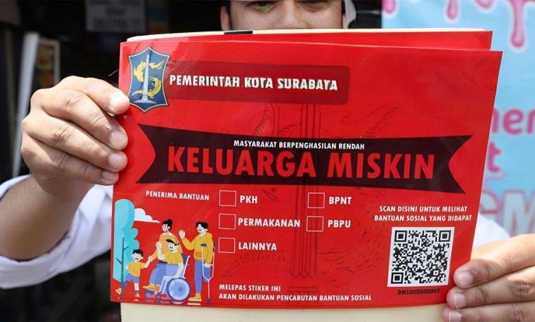 stiker keluarga miskin