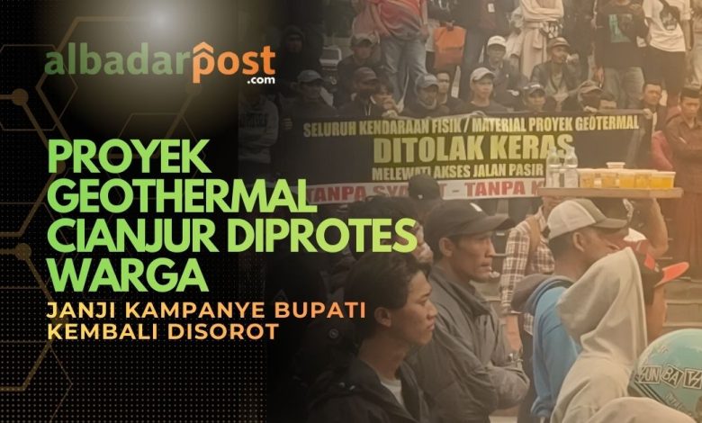 penolakan geothermal Cianjur