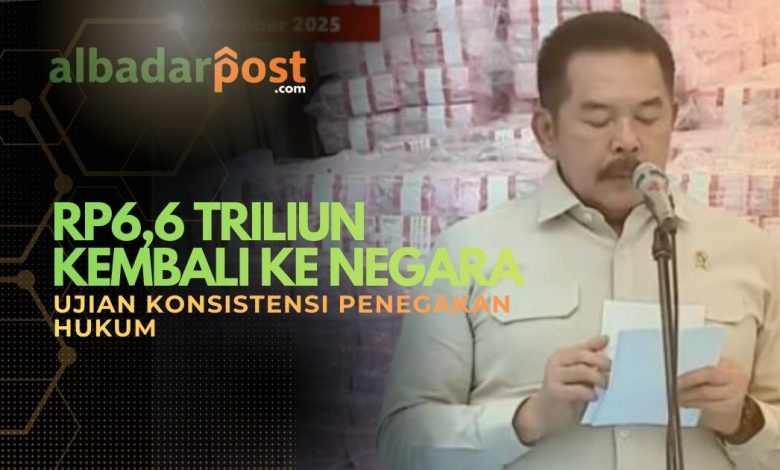 penyerahan 6 triliun