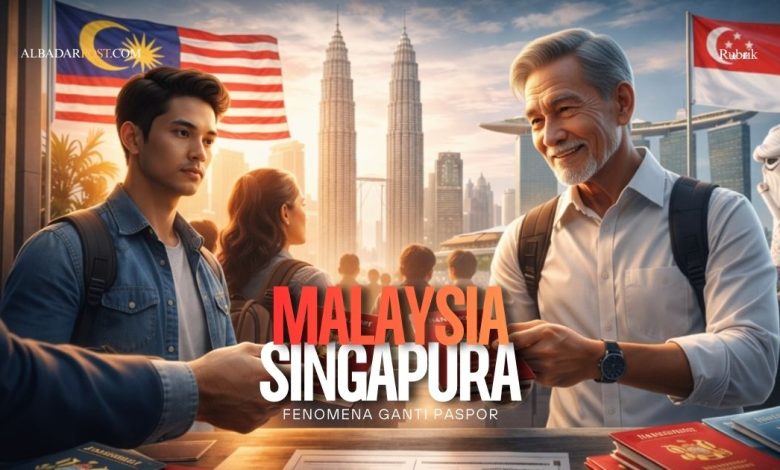 Ganti paspor Malaysia Singapura