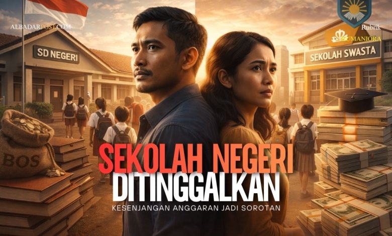 Sekolah negeri ditinggalkan