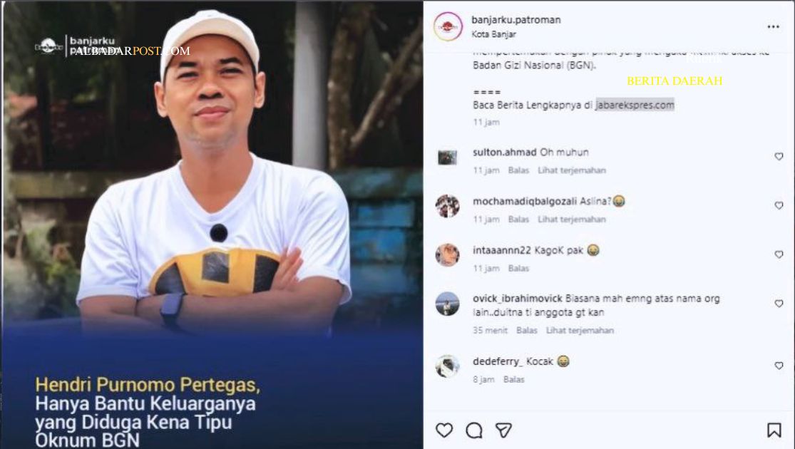 MBG Kota Banjar jadi sorotan publik