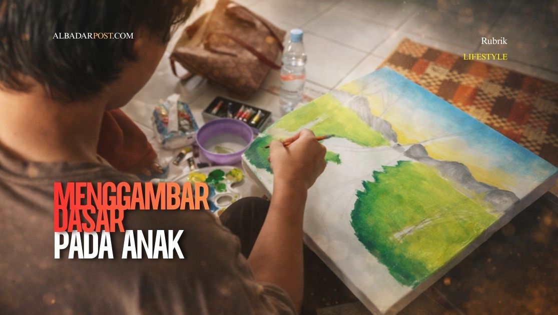 menggambar dasar anak