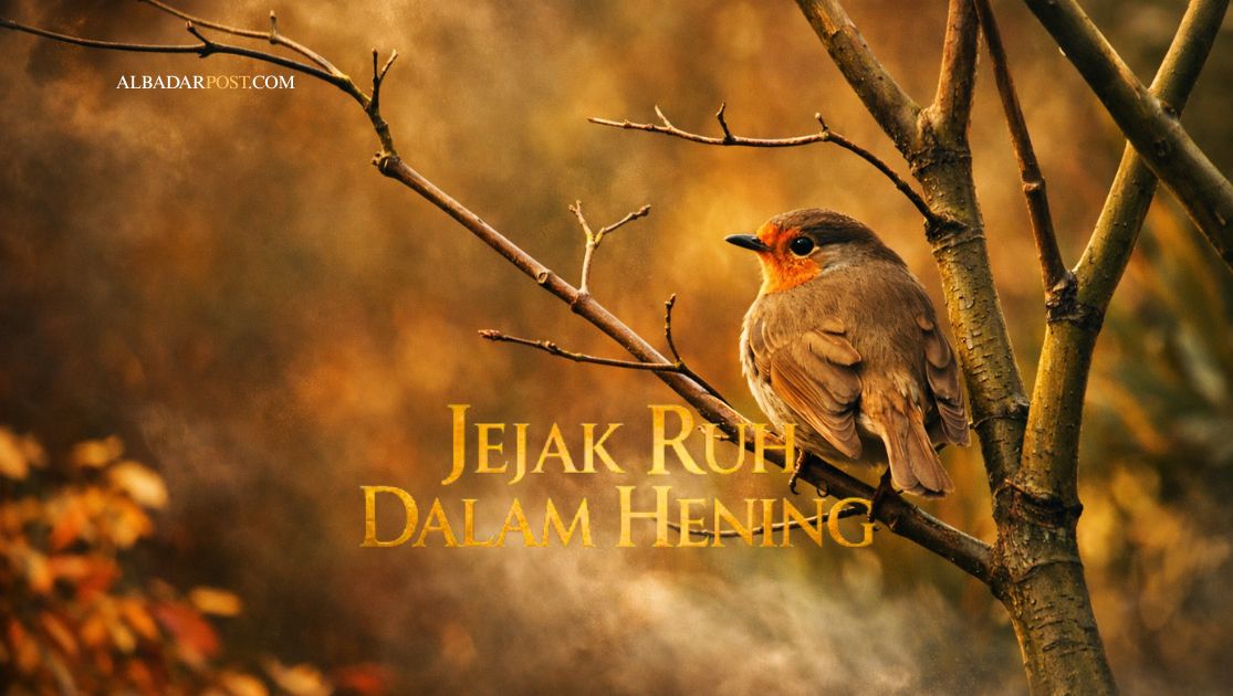 Ilustrasi sinematik pemimpin berpidato menggambarkan pesan Surah Al-Fil tentang kekuasaan, keadilan, dan kehancuran tirani