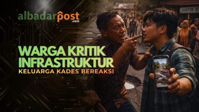 kritik jalan rusak desa