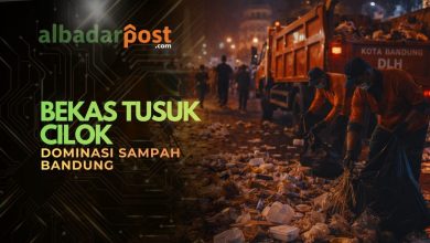 sampah Tahun Baru Bandung