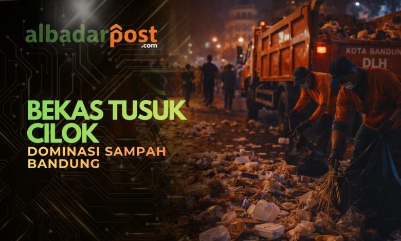 sampah Tahun Baru Bandung