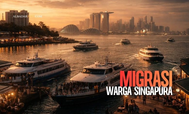 Pelabuhan Batam dipadati warga Singapura yang menyeberang untuk berbelanja dan memenuhi kebutuhan hidup akibat mahalnya biaya hidup di Singapura