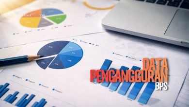 Ilustrasi pekerja laki-laki dan perempuan mencerminkan ketimpangan pengangguran berdasarkan data pengangguran BPS terbaru