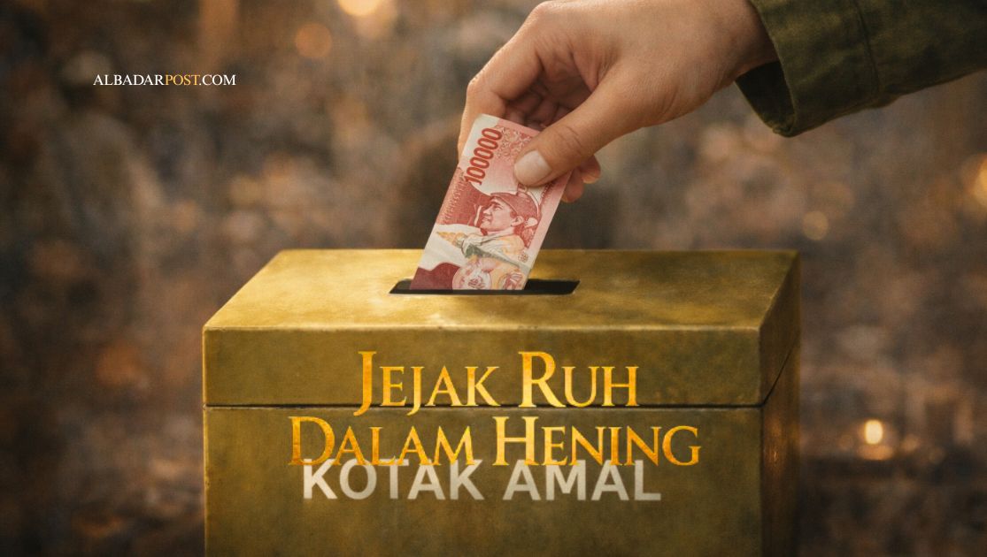 Ilustrasi refleksi batin tentang syukur sebagai jalan ruhani dalam Islam berdasarkan Surat Ibrahim ayat 7