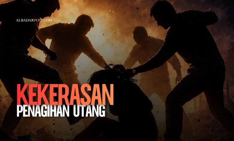 Ilustrasi kekerasan penagihan utang, penagih utang keroyok ibu hamil di Takalar hingga korban mengalami keguguran.