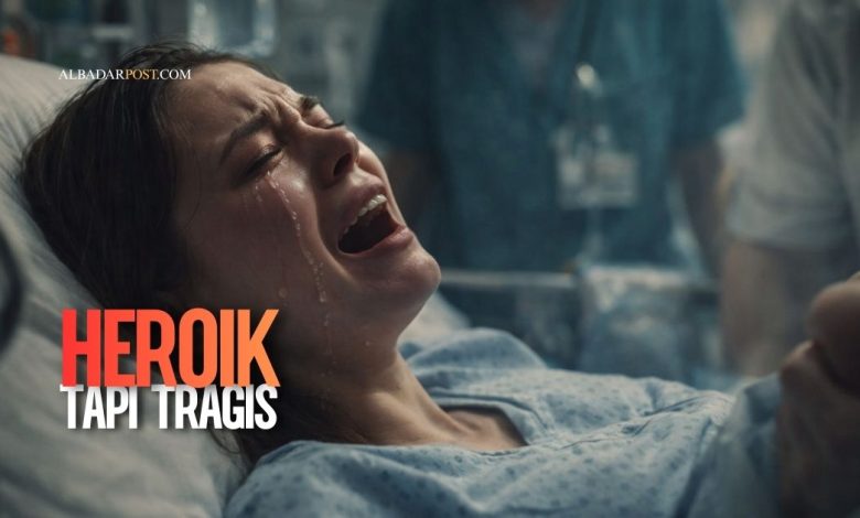 “Ibu ditandu warga melewati jalan rusak di Sukabumi demi menyelamatkan bayinya yang kritis menuju fasilitas kesehatan”