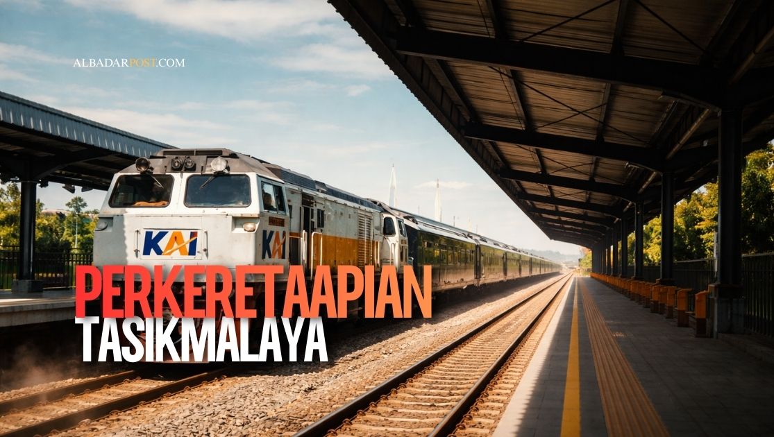 Kunjungan kerja DPR RI dan Kemenhub meninjau pengembangan perkeretaapian Kabupaten Tasikmalaya di Stasiun Rajapolah