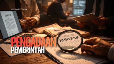 Ilustrasi proses pengadaan barang dan jasa pemerintah terkait risiko pidana PBJ dan pelanggaran korupsi.