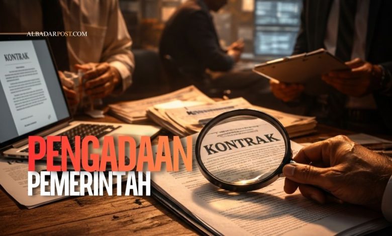 Ilustrasi proses pengadaan barang dan jasa pemerintah terkait risiko pidana PBJ dan pelanggaran korupsi.