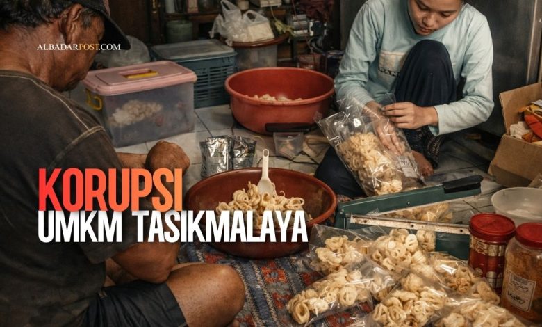 Gedung revitalisasi PLUT Tasikmalaya terkait dugaan korupsi anggaran UMKM Rp3,4 miliar.