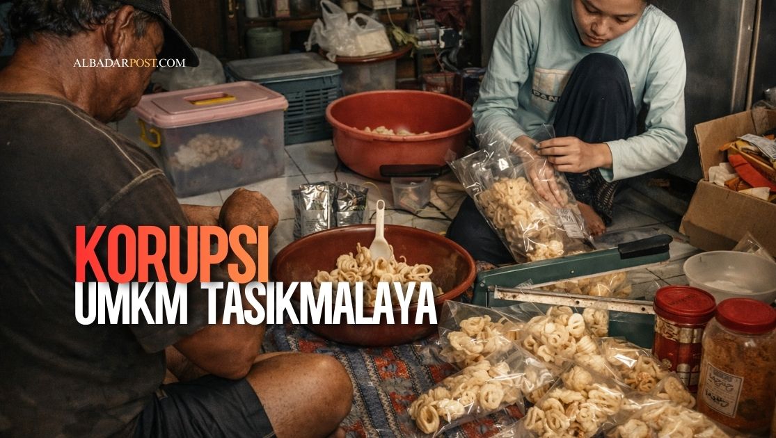 Gedung revitalisasi PLUT Tasikmalaya terkait dugaan korupsi anggaran UMKM Rp3,4 miliar.