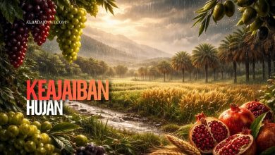 Keajaiban hujan dalam Al-Qur’an Surah Al-An’am 99 ungkap tanda kekuasaan Allah lewat tumbuhan, buah, dan proses kehidupan.
