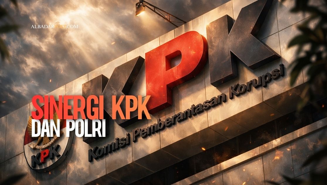 Koordinasi pimpinan KPK dan Polri dalam rapat penguatan sinergi pemberantasan korupsi guna mengatasi hambatan hukum penindakan.