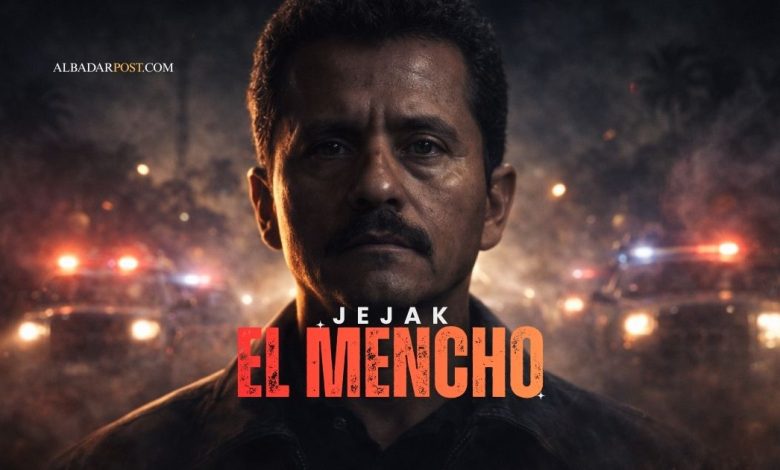 Potret ilustratif pemimpin kartel narkoba Meksiko dengan latar wilayah Jalisco dan suasana operasi keamanan