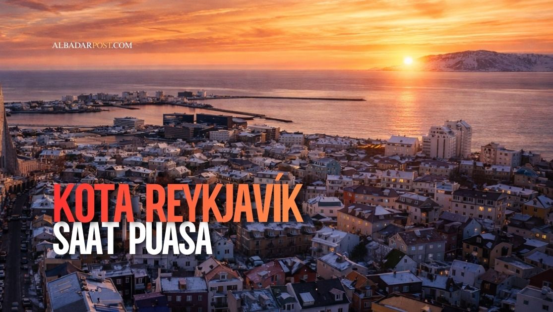 Suasana Muslim berbuka puasa di Islandia saat Ramadhan dengan durasi puasa hampir 20 jam di bawah langit senja panjang.