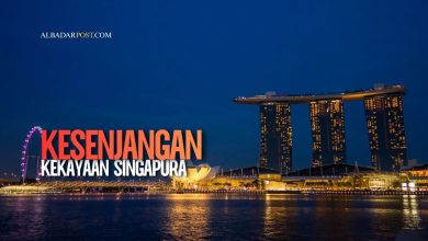 Grafik distribusi kekayaan Singapura 1% terkaya 14% total aset