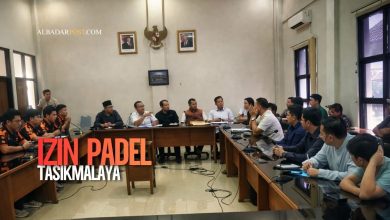 Pertemuan Komisi III DPRD Kota Tasikmalaya dengan pengelola lapangan padel bahas izin PBG dan SLF