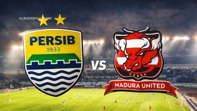 Skuad Persib Bandung menjalani latihan taktik jelang laga melawan Madura United di Stadion GBLA.