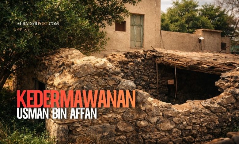 ilustrasi kedermawanan Usman bin Affan menyerahkan harta untuk membantu kaum Muslimin