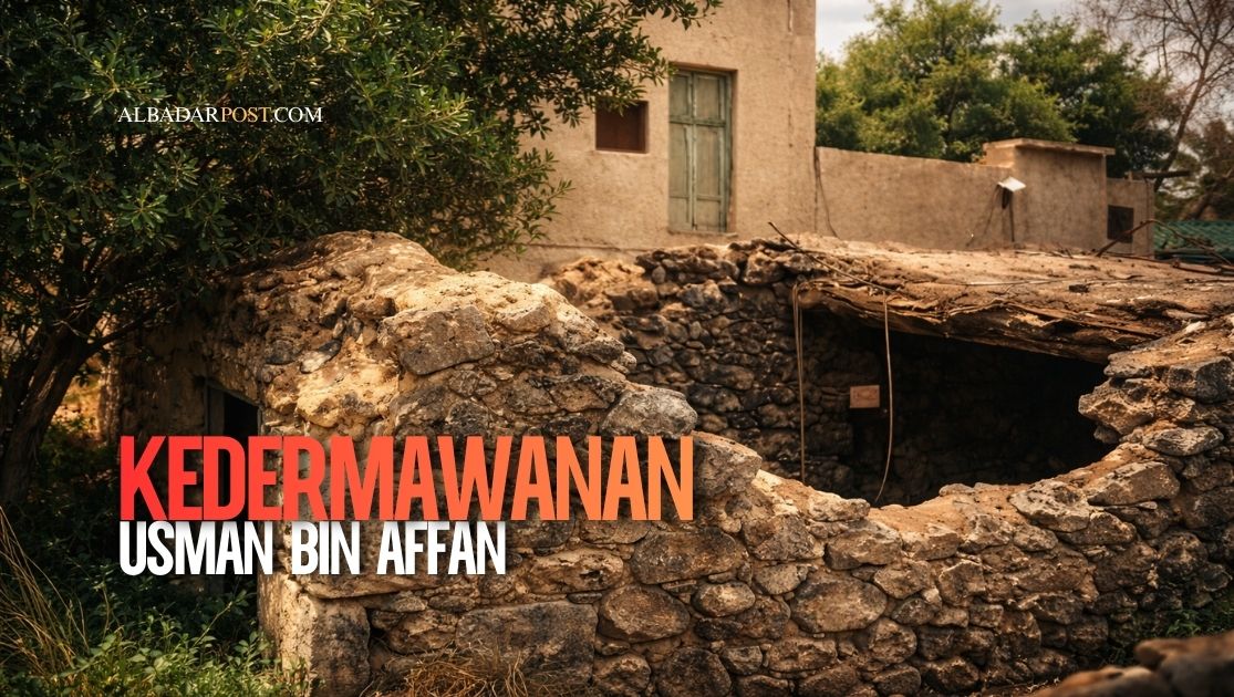 ilustrasi kedermawanan Usman bin Affan menyerahkan harta untuk membantu kaum Muslimin