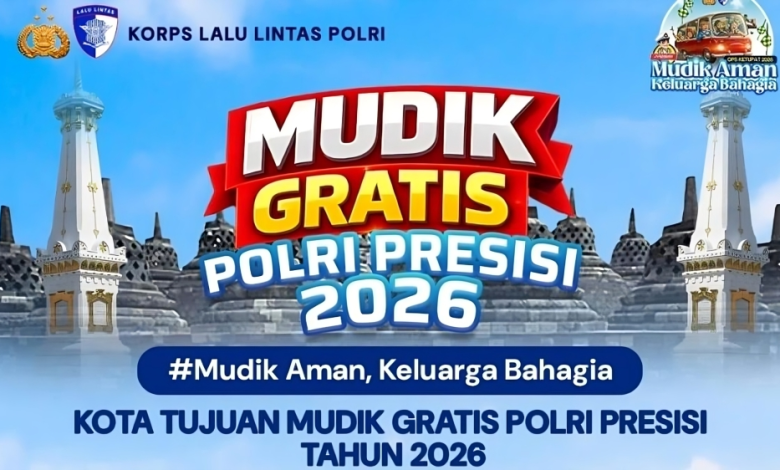 Program Mudik Gratis Polri Presisi 2026 untuk pemudik
