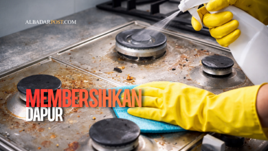 membersihkan dapur