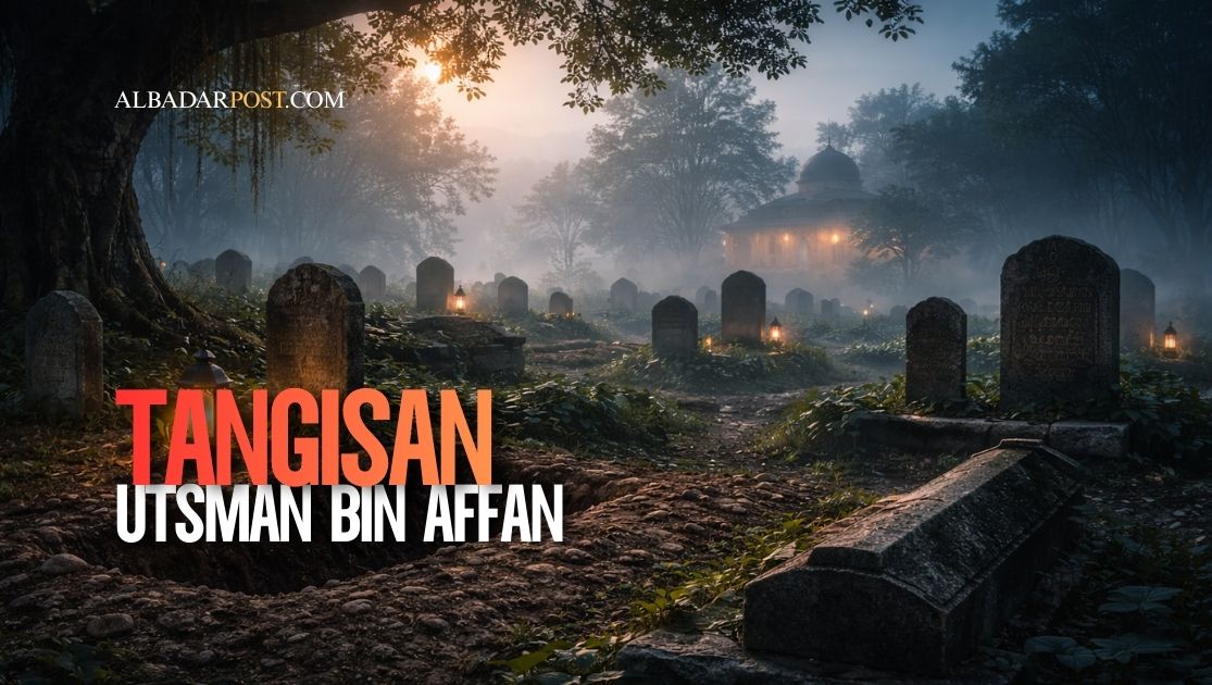 Kisah Utsman bin Affan menangis di kuburan membuka rahasia tentang alam barzakh, fitnah kubur, serta hadis Nabi tentang kehidupan setelah mati.