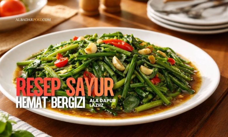 tumis kangkung menu sayur hemat keluarga sederhana