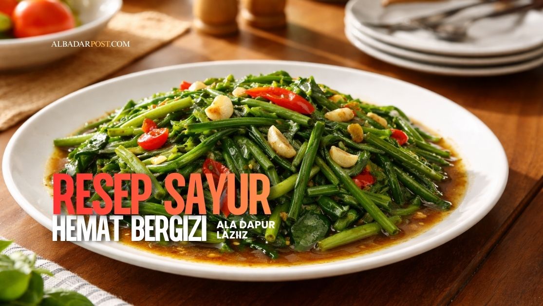 tumis kangkung menu sayur hemat keluarga sederhana