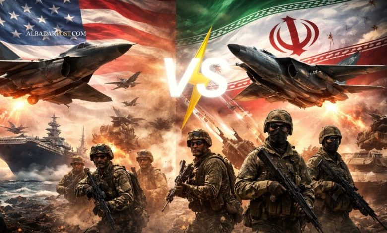 Perbandingan Militer AS vs Iran 2026 berdasarkan data Global Firepower tentang anggaran, tank, pesawat, dan kapal selam.