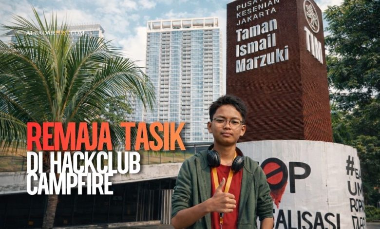 Remaja 14 tahun asal Tasikmalaya mengikuti Hackclub Campfire di Perpustakaan Jakarta Cikini bersama puluhan peserta ngoding.