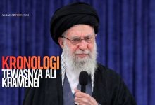 Kompleks kepemimpinan Iran di Teheran rusak parah setelah serangan udara yang menewaskan Ali Khamenei pada dini hari.