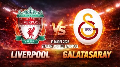 Pertandingan Liverpool vs Galatasaray di Anfield dengan pemain menyerang dan suasana stadion penuh tekanan
