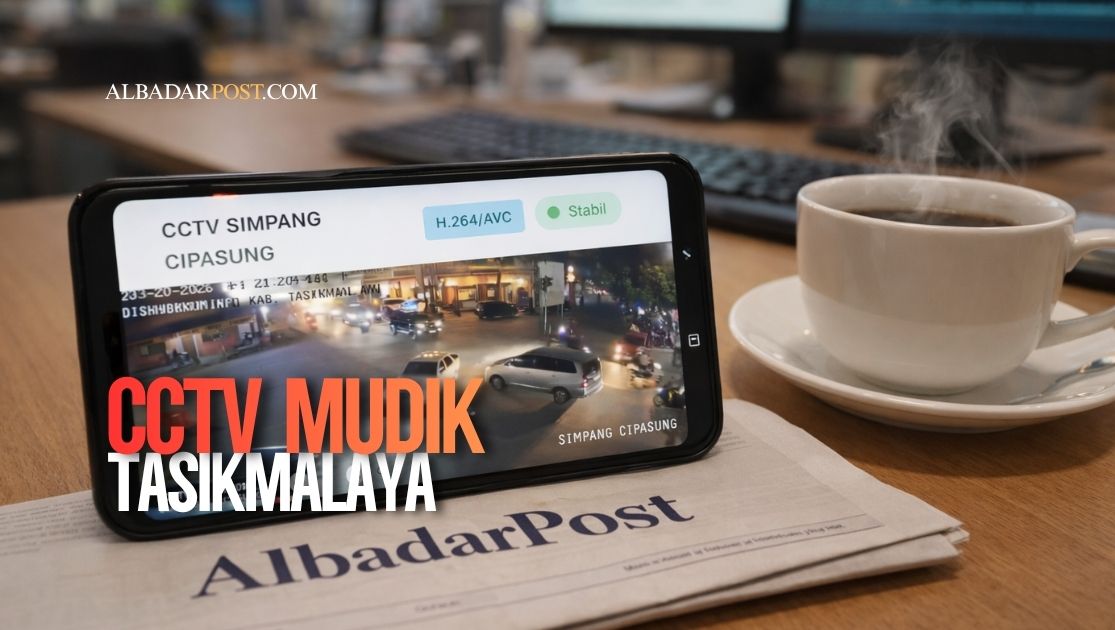 CCTV Mudik Tasikmalaya real-time memantau kondisi lalu lintas di jalur Singaparna, Rajapolah, dan Cipatujah saat arus mudik Lebaran