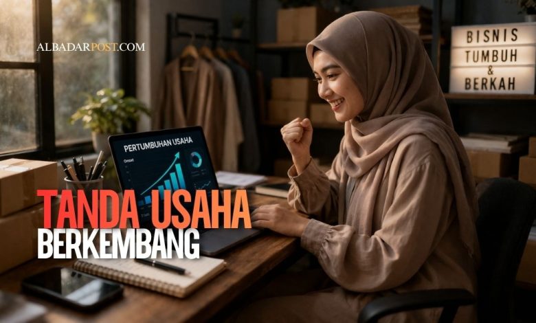 tanda usaha berkembang
