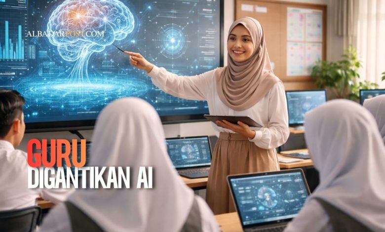guru digantikan AI