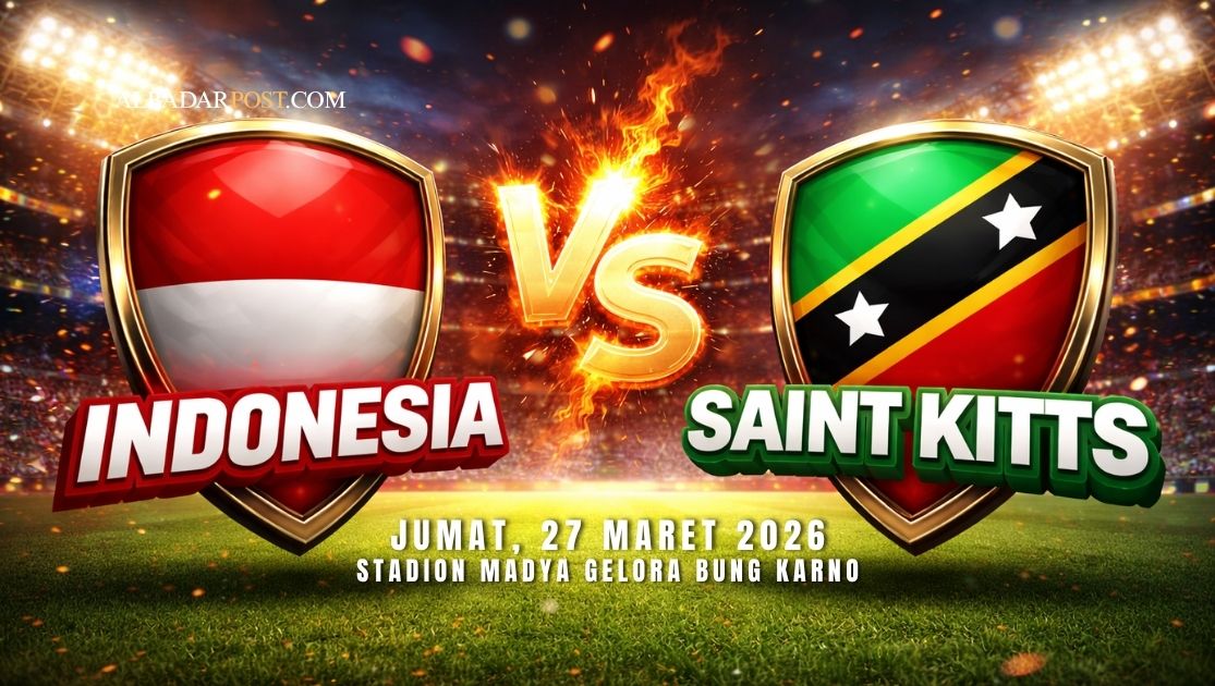 Timnas Indonesia menghadapi Saint Kitts di semifinal FIFA Series 2026 di Stadion Madya GBK
