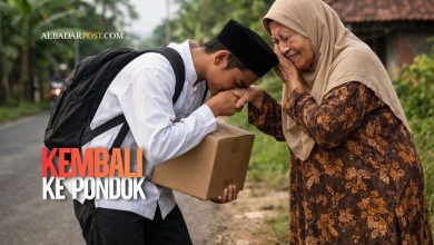 santri kembali ke pesantren