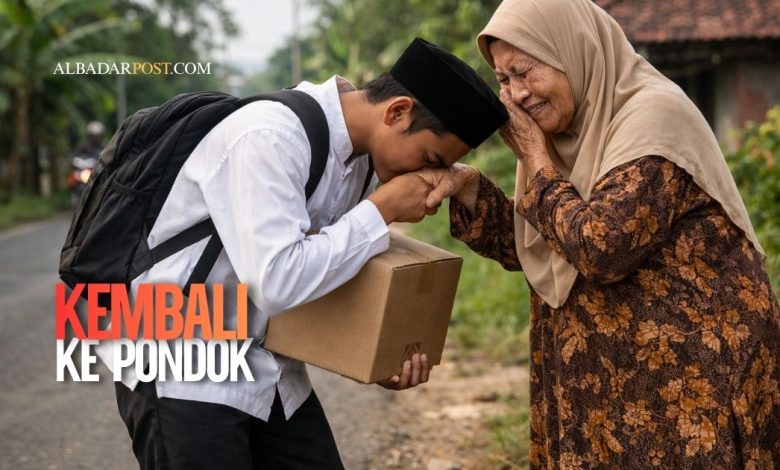 santri kembali ke pesantren