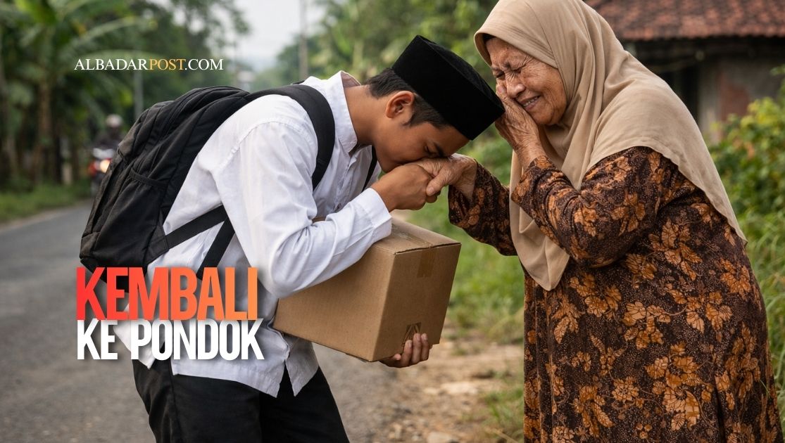 santri kembali ke pesantren