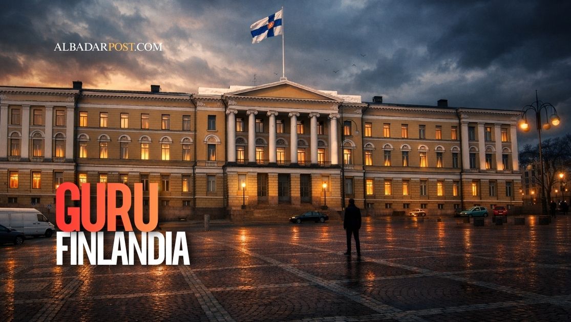 Ilustrasi ruang kelas modern yang menggambarkan sistem pendidikan Finlandia dan seleksi ketat calon guru