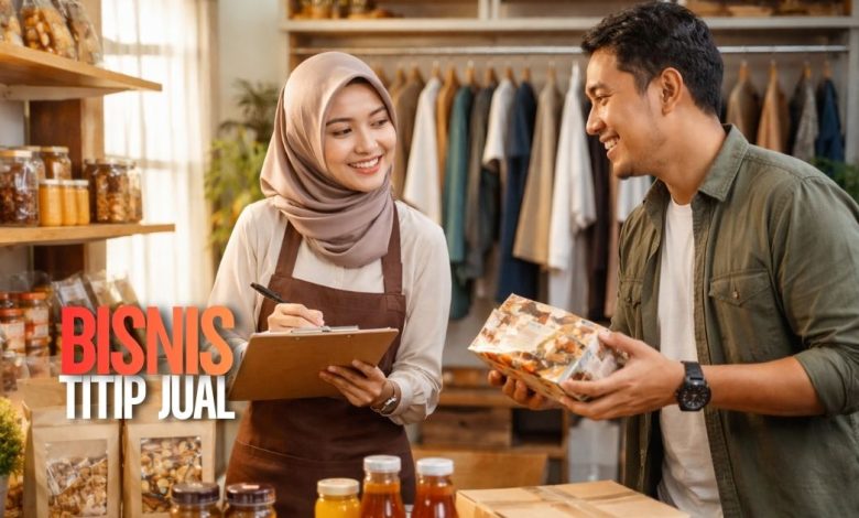 Pelaku UMKM menjalankan bisnis titip jual atau sistem konsinyasi dengan akad sesuai syariat Islam