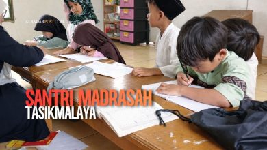 santri madrasah puasa Ramadan